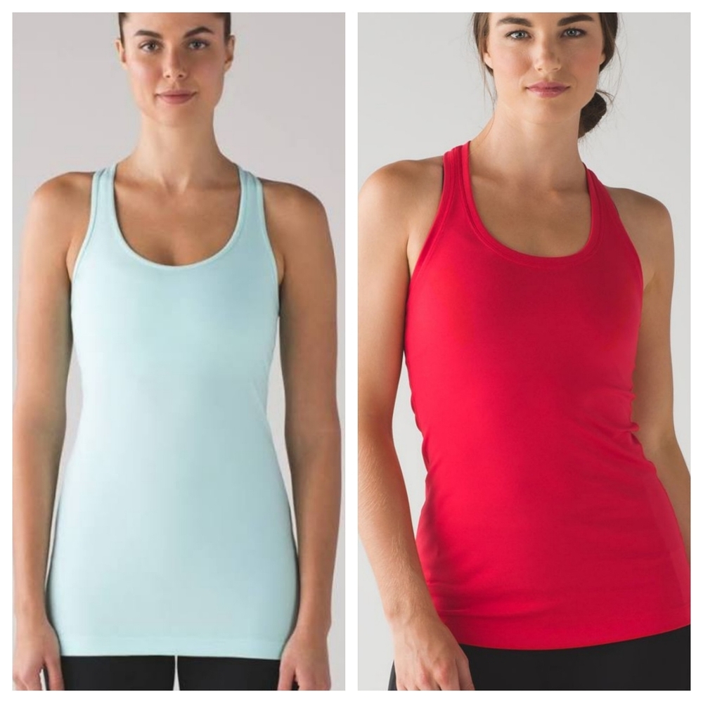 Lululemon Cool Racerback Tank Top Size 6 *Set of 2